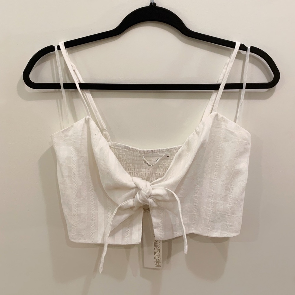 Crop Camisole with Tie Front (never worn)